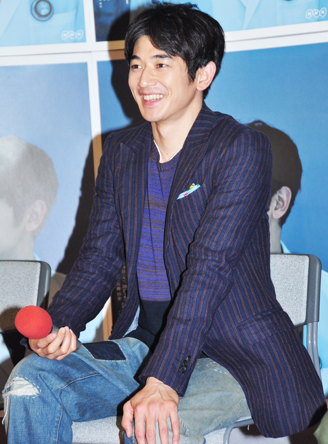 NHKドラマ「極北ラプソディ」記者会見（瑛太）