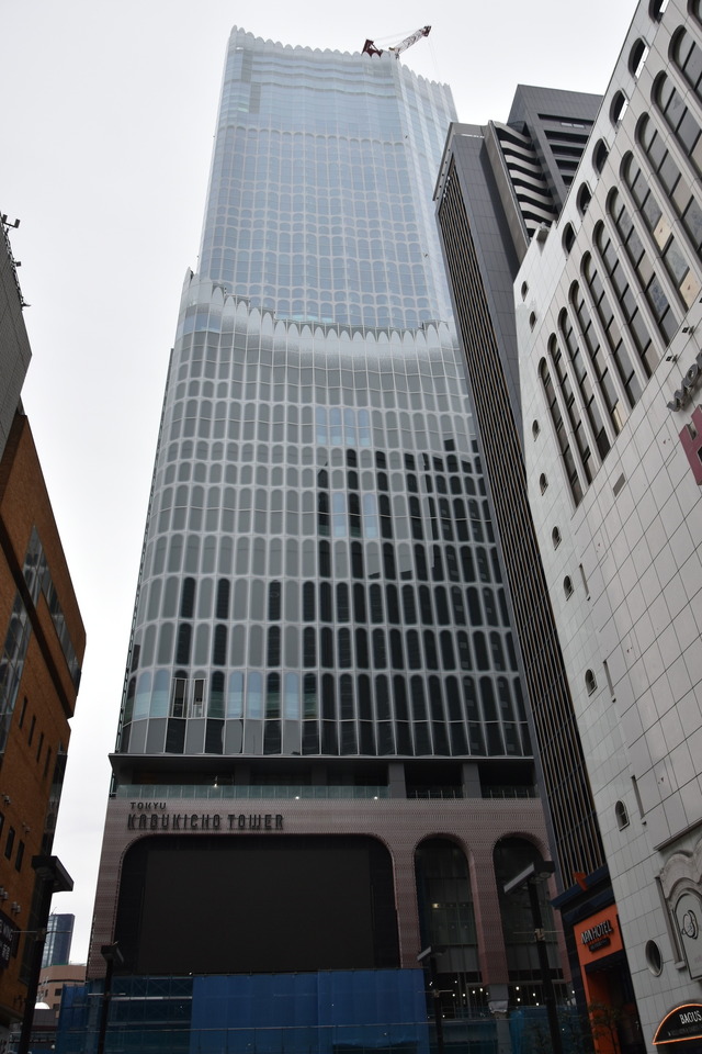 「東急歌舞伎町タワー」工事現場写真