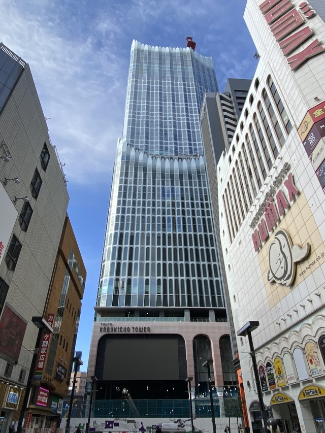 「東急歌舞伎町タワー」工事現場写真