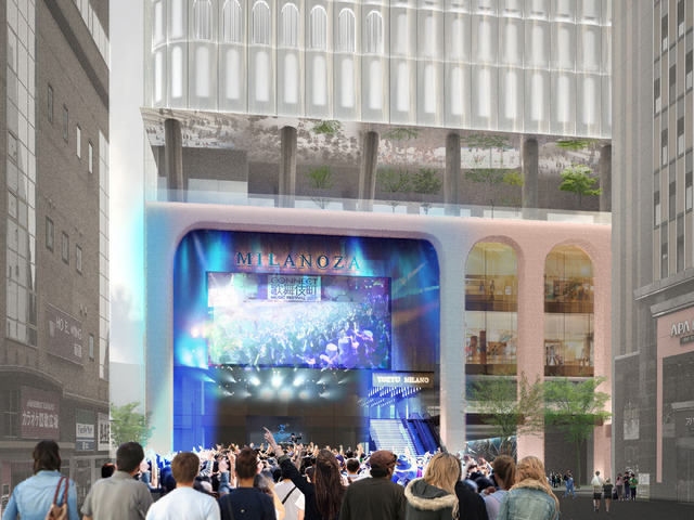 シネシティ広場との一体活用 イベントイメージ（ 地域連携音楽 イベント）