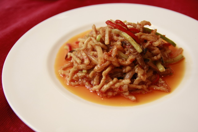 「四川家庭料理の絶品メニュー」豚肉のスパイシー炒め