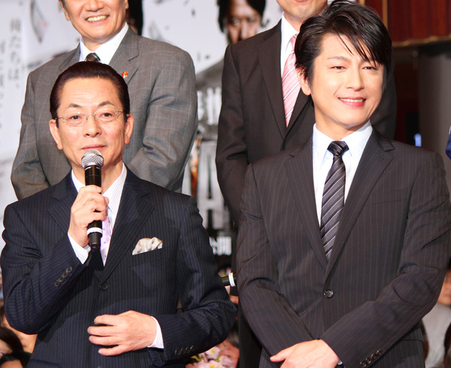 水谷豊＆及川光博 in 『相棒シリーズ　X　DAY』完成披露舞台挨拶
