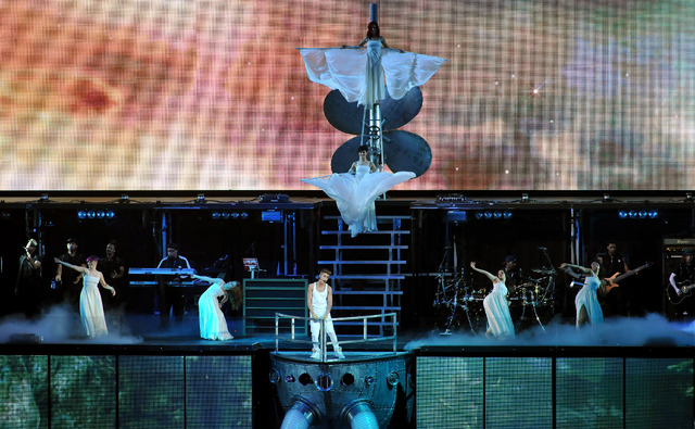 「O2アリーナ」で行われたジャスティン・ビーバーのライヴ -(C) Getty Images