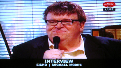 『シッコ』監督、マイケル・ムーア
