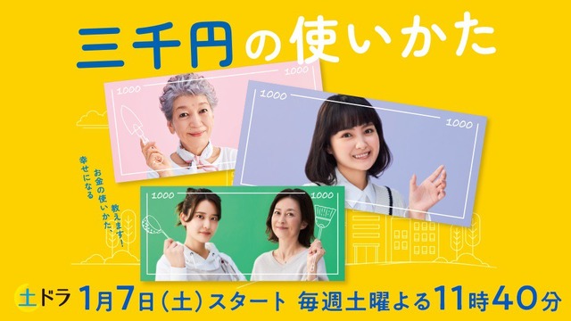 「三千円の使いかた」 (C)フジテレビ