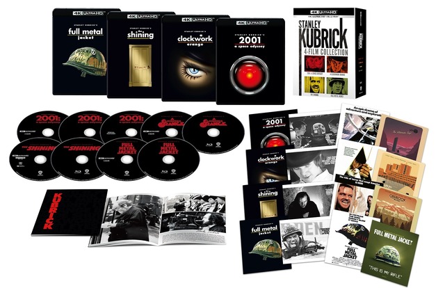 【初回仕様】スタンリー・キューブリック 4-Film コレクション ＜4K ULTRA HD & ブルーレイセット＞（9枚組）希望小売価格：26,800 円（税込）　© 2022 Warner Bros. Entertainment Inc. All rights reserved.