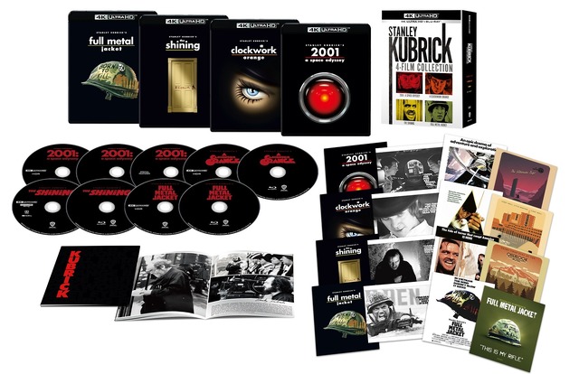 【初回仕様】スタンリー・キューブリック 4-Film コレクション ＜4K ULTRA HD & ブルーレイセット＞（9枚組）希望小売価格：26,800 円（税込）　© 2022 Warner Bros. Entertainment Inc. All rights reserved.