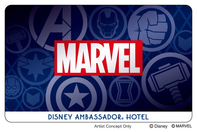 「マーベルスペシャルルーム“アベンジャーズ：ヒーローズ・ユナイテッド”」As to Disney artwork, logos and properties： (C) Disney