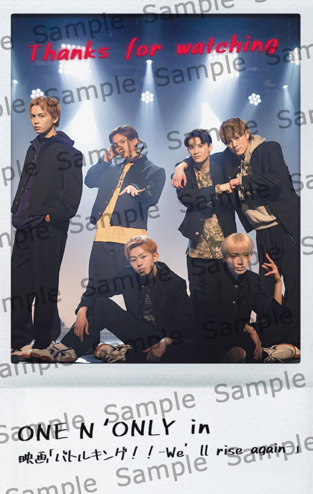 チェキ風カード『バトルキング！！-Weʼll rise again-』（C）映画「バトルキング！！」製作委員会