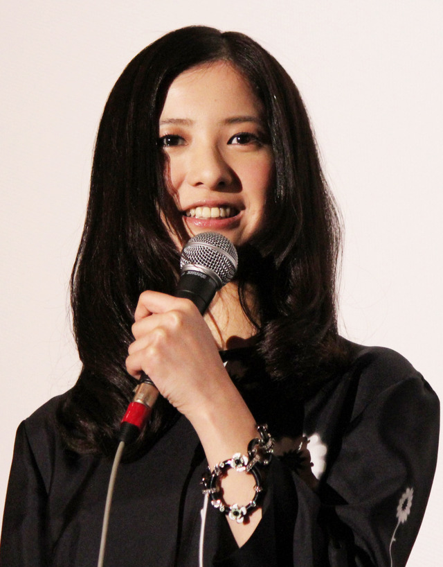 吉高由里子 in 『横道世之介』ヒット御礼舞台挨拶