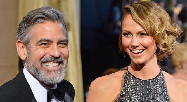 破局間近とうわさされているジョージ・クルーニーとステイシー・キーブラー -(C) Getty Images