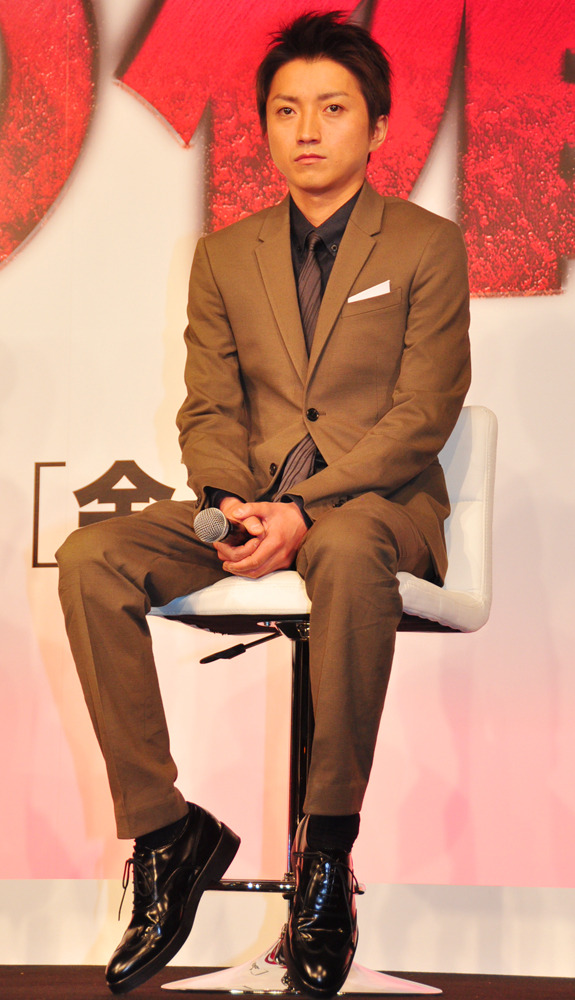 『藁の楯 わらのたて』完成報告記者会見（藤原竜也）