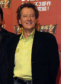 「生まれ変わるなら若くてカッコイイ海賊に！」ジェフリー・ラッシュ　photo：Shinya Namiki