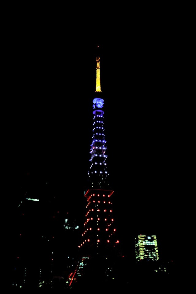 東京タワー_ライトアップ『エッフェル塔～創造者の愛～』© 2021 VVZ Production – Pathé Films – Constantin Film Produktion – M6 Films