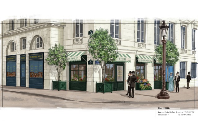 グラフィック資料_花屋『エッフェル塔～創造者の愛～』© Maite Goblet / Stéphane Taillasson