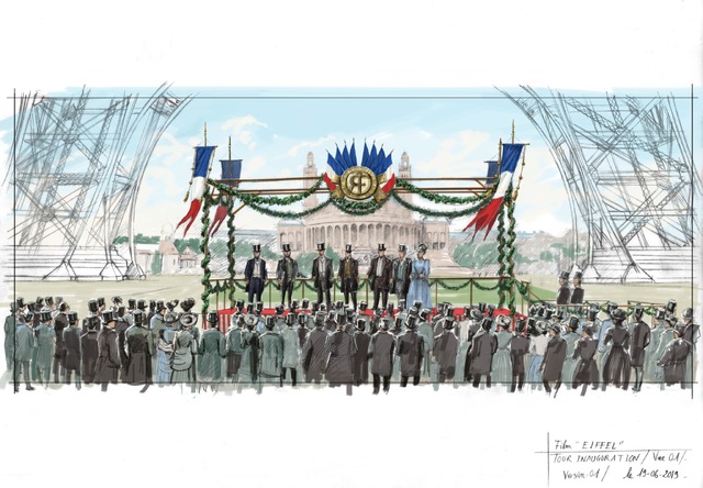 グラフィック資料_開塔式『エッフェル塔～創造者の愛～』© Maite Goblet / Stéphane Taillasson