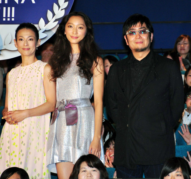 『プラチナデータ』初日舞台挨拶（鈴木保奈美＆杏＆大友啓史監督）