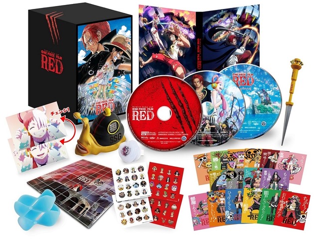 【初回生産限定】『ONE PIECE FILM RED』デラックス・リミテッド・エディション 商品展開写真『ONE PIECE FILM RED』©尾田栄一郎／2022「ワンピース」製作委員会