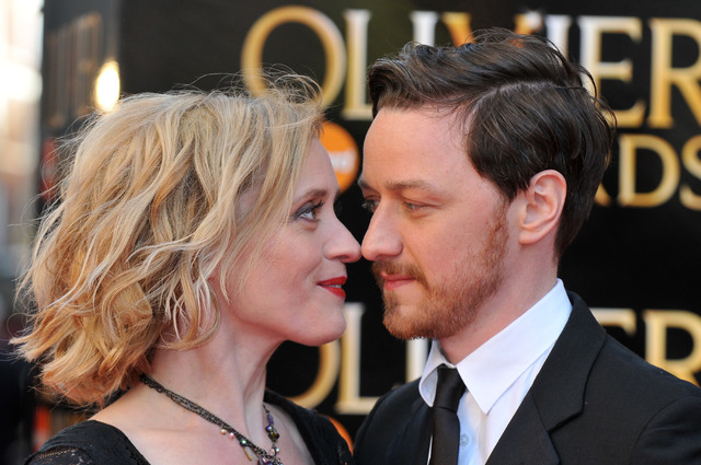 ジェームズ・マカヴォイ＆（妻）アンヌ＝マリー・ダフ -(C) Getty Images