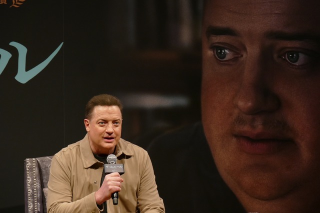 『ザ・ホエール』で第95回アカデミー賞主演男優賞を初受賞したブレンダン・フレイザーが15年ぶりに来日