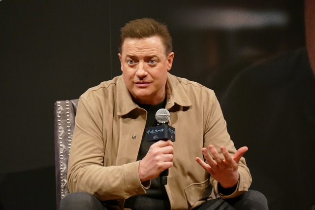 『ザ・ホエール』で第95回アカデミー賞主演男優賞を初受賞したブレンダン・フレイザーが15年ぶりに来日