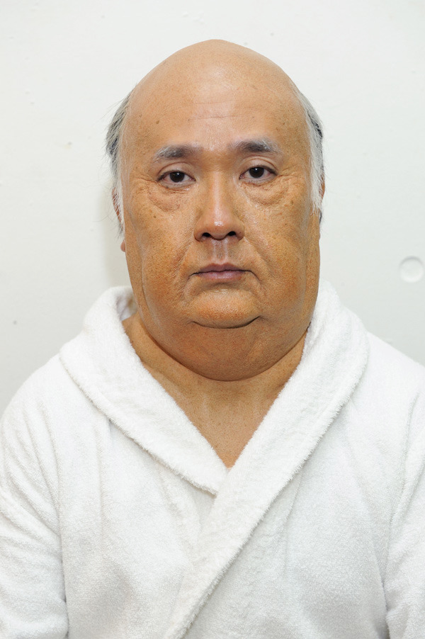 特殊メイク後の田中裕二さん