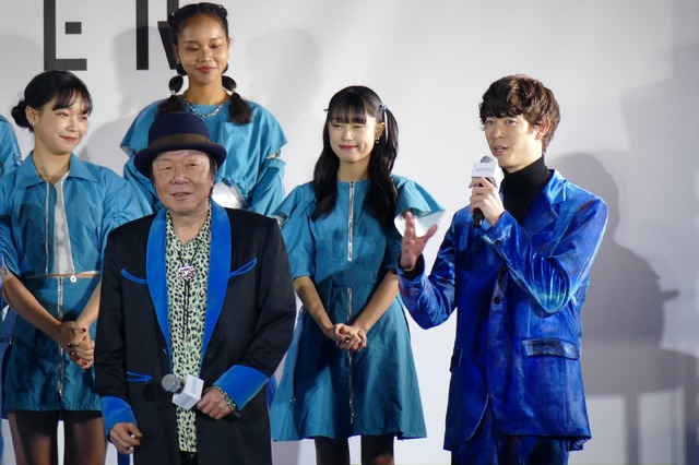 古田新太、宮沢氷魚／東急歌舞伎町タワー開業前日セレモニー