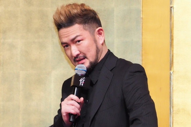 中村獅童／『首』完成報告会見