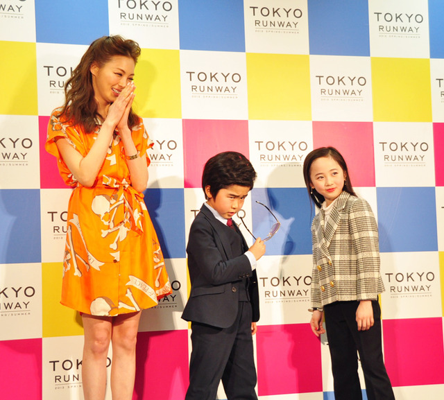 鈴木福＆本田望結＆押切もえ in 『コドモ警察』＠東京ランウェイ