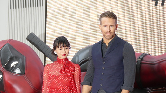 忽那汐里『デッドプール2』来日イベント