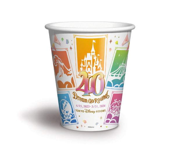 〈紙コップ〉デザイン3種(ご提供時、コップのデザインはお選びいただけません。)※無くなり次第、提供は終了となります。As to Disney artwork, logos and properties： (C) Disney