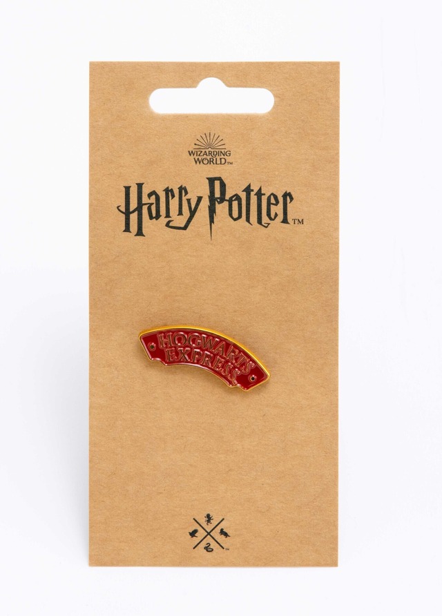 ホグワーツ特急ロゴのピンバッジ