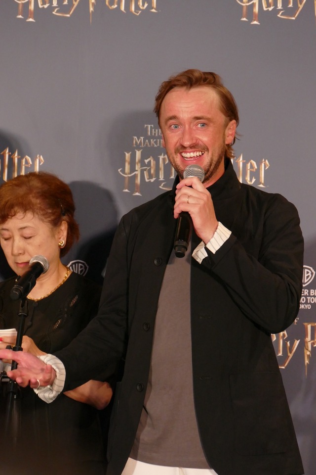 「ワーナー ブラザース スタジオツアー東京 - メイキング・オブ・ハリー・ポッター」のオープニング前夜祭●トム・フェルトン（ドラコ・マルフォイ役）