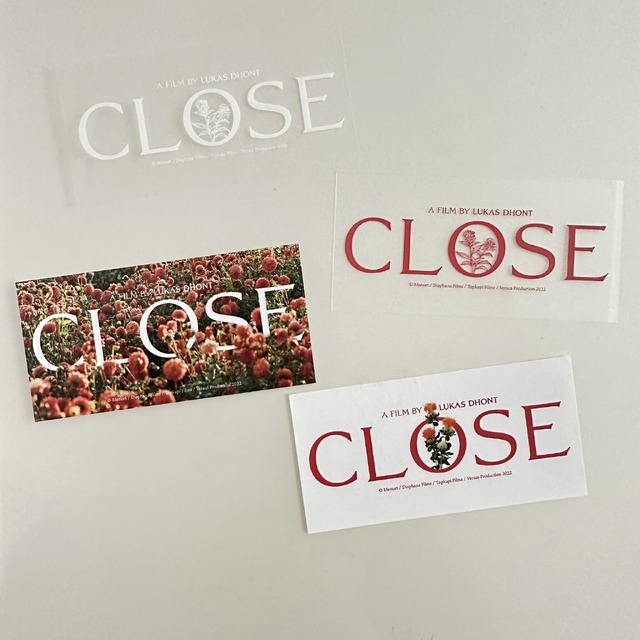 『CLOSE／クロース』ステッカーセット　© Menuet / Diaphana Films / Topkapi Films / Versus Production 2022