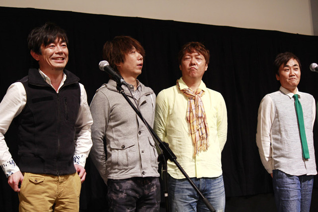 「THE BOOM」のメンバー／映画『THE BOOM 島唄のものがたり』舞台挨拶＠第5回沖縄国際映画祭