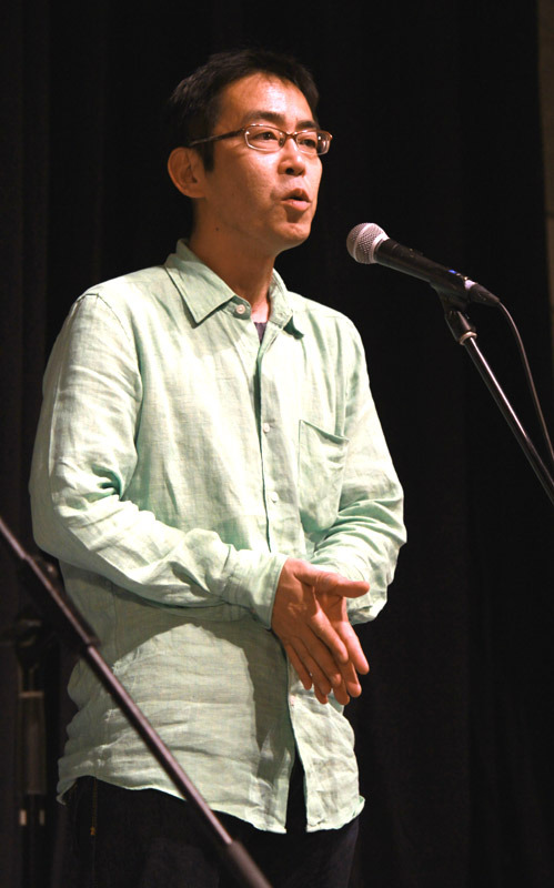 真喜屋力監督／映画『THE BOOM 島唄のものがたり』舞台挨拶＠第5回沖縄国際映画祭