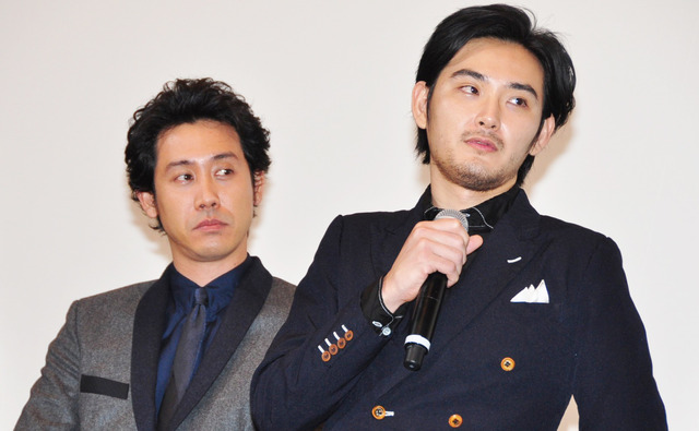 『探偵はBARにいる2～ススキノ大交差点～』完成披露試写会（松田龍平、大泉洋）