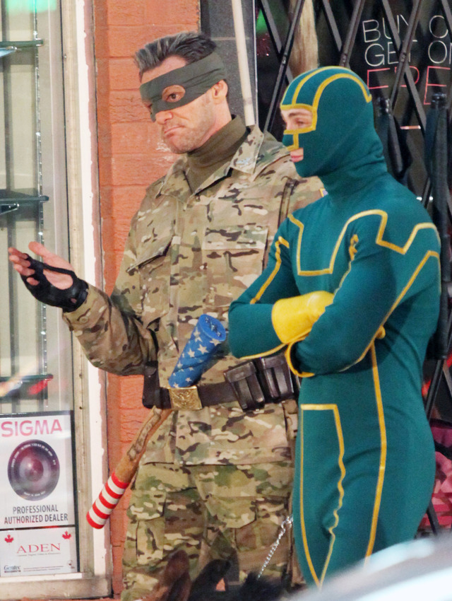 『Kick-Ass 2』撮影風景 -(C) Newscom／AFLO