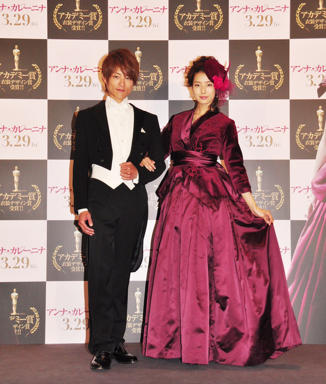 『アンナ・カレーニナ』試写会イベント（すみれ、杉浦太陽）