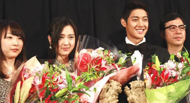 板尾創路＆キム・ヒョンジュン＆杉野希妃＆若井麻奈美／「クリエーターズ・ファクトリー」＠第5回沖縄国際映画祭