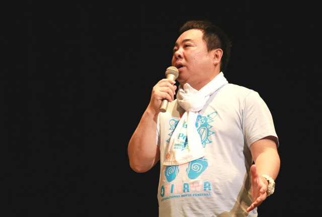 塚地武雅／『げんげ』舞台挨拶＠第5回沖縄国際映画祭