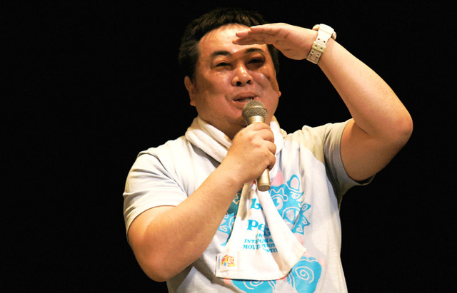 塚地武雅／『げんげ』舞台挨拶＠第5回沖縄国際映画祭