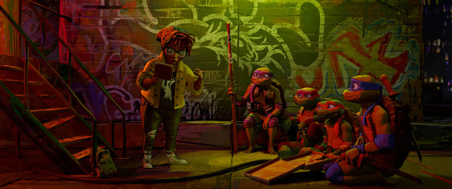 『ミュータント・タートルズ：ミュータント・パニック！』© 2023 PARAMOUNT PICTURES.TEENAGE MUTANT NINJA TURTLES IS A TRADEMARK OF VIACOM INTERNATIONAL INC.