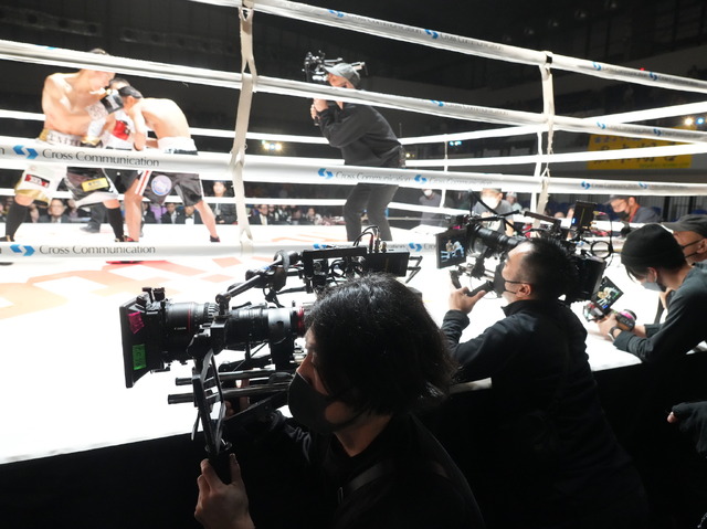 『春に散る』メイキング©2023映画『春に散る』製作委員会