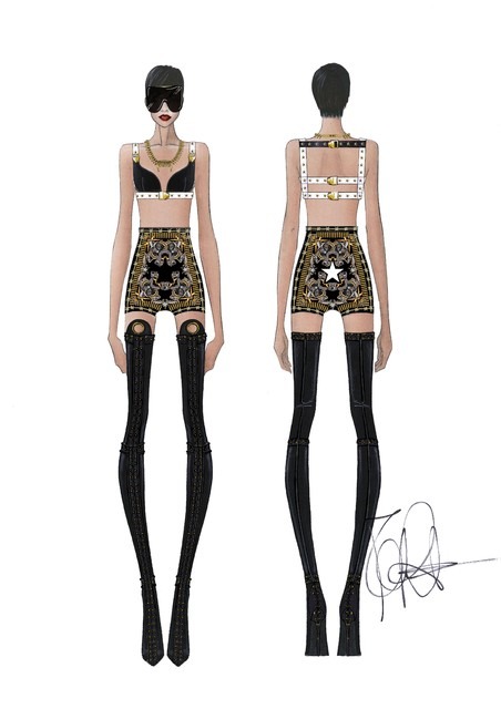 リカルド・ティッシによるデザイン画