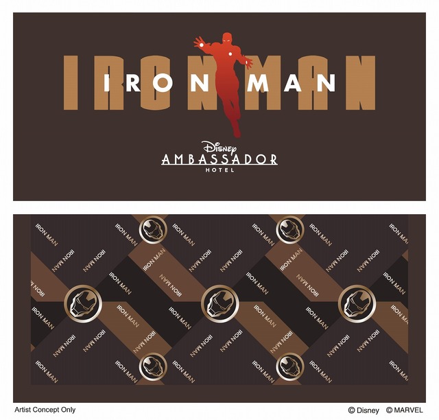 アンバサダーホテルの＜アイアンマン＞をテーマにした客室に潜入！パワードスーツで戦うセレブヒーローの世界観を満喫©Disney ©MARVEL