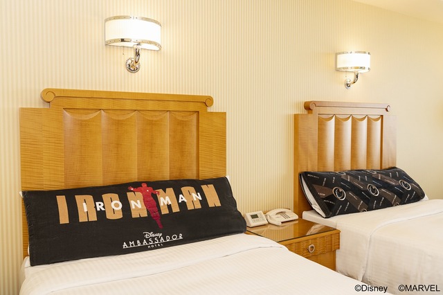 アンバサダーホテルの＜アイアンマン＞をテーマにした客室に潜入！パワードスーツで戦うセレブヒーローの世界観を満喫©Disney ©MARVEL