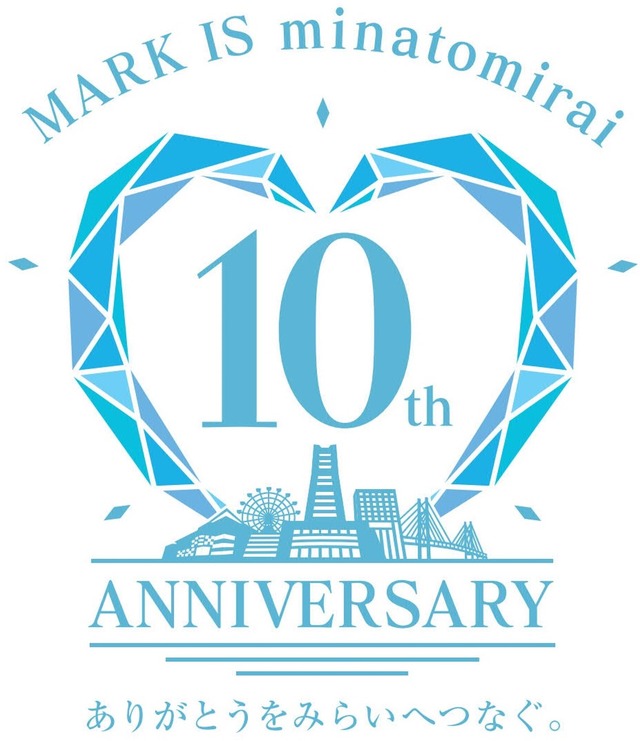 周年記念ロゴ（MARK IS みなとみらい）