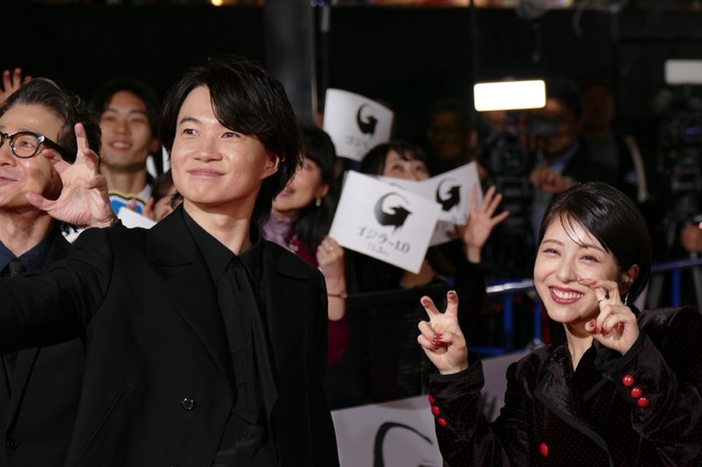 神木隆之介と浜辺美波『ゴジラ-1.0』プレミアイベント