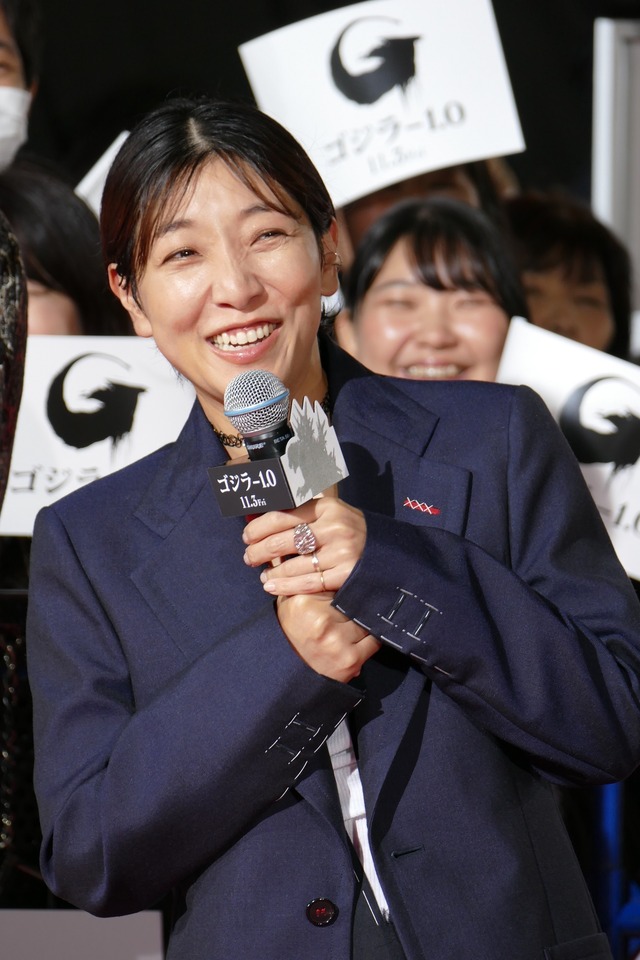 安藤サクラ『ゴジラ-1.0』プレミアイベント